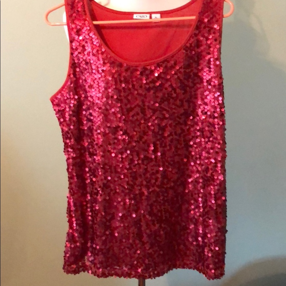 Autumn Sequins Top
